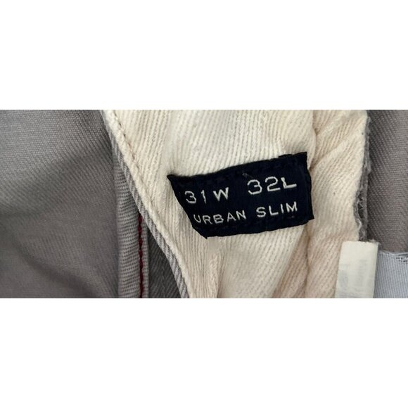 J.CREW BROKEN-IN Casual Pants Cotton Chino Khaki Size 31/32 - Picture 5 of 8